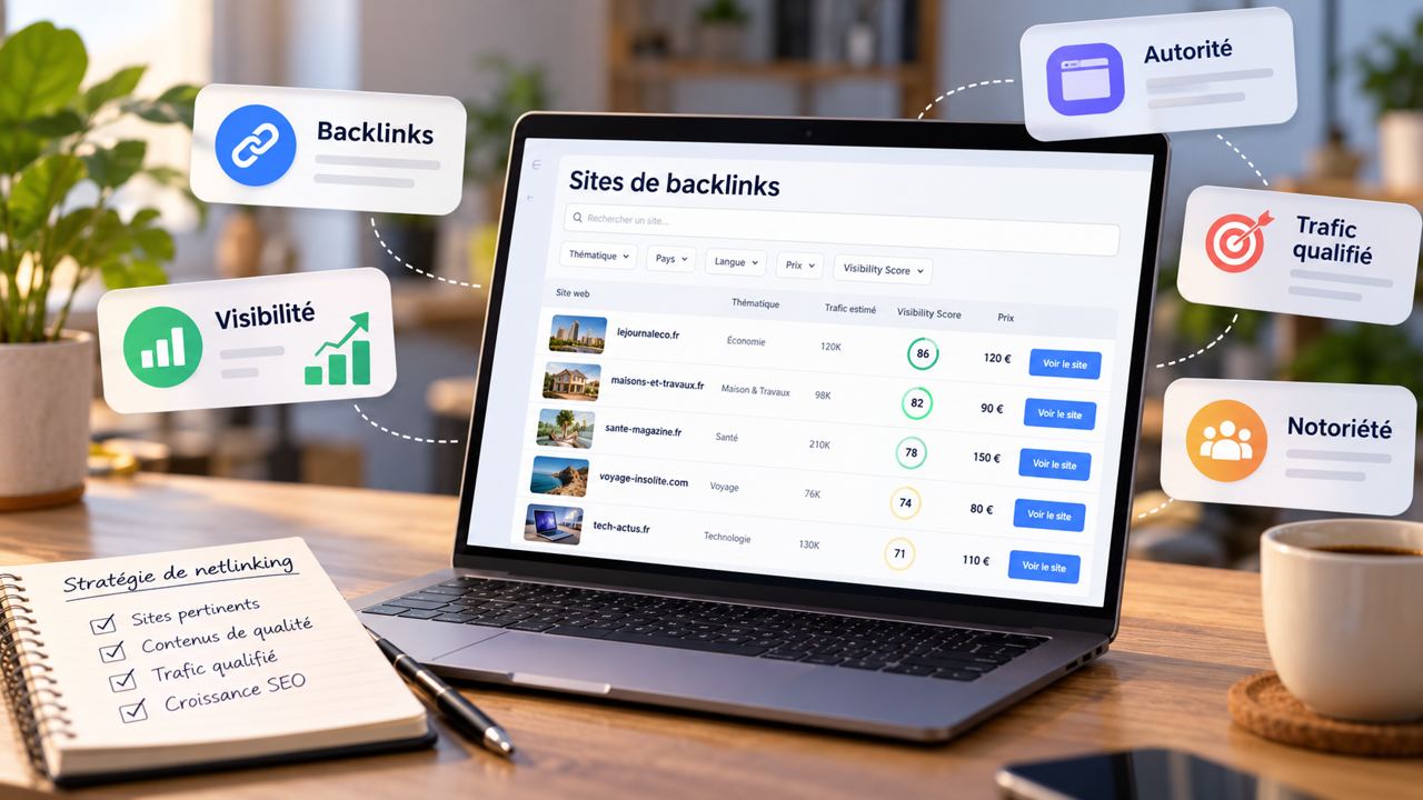 Sites de backlinks : comment choisir les bons sites pour développer sa visibilité sur Google